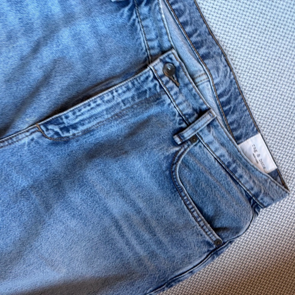 rag & bone Light Blue Relaxed Men Jeans